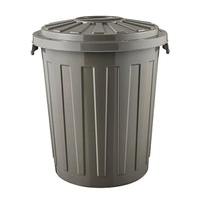 Abbildung von keeeper Mülltonnenbox Maxi Tonne mit Deckel 23 l 41.60 x 35.10 34.70 cm Silber (1 St)