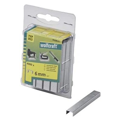 Abbildung von Wolfcraft 7028000 4000 Klammern breit, X harter Stahl Typ 53 6 mm