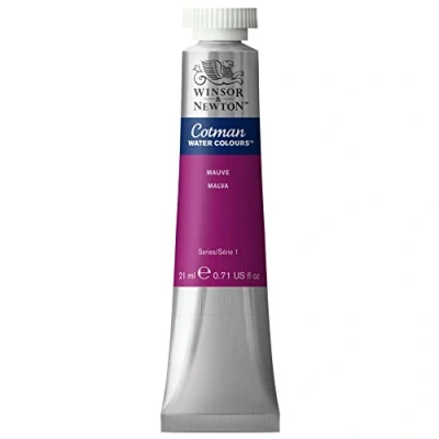 Abbildung von Winsor &amp; Newton 0308398 Cotman Aquarellfarbe mit ausgezeichneter Transparenz, Farbkraft und Verarbeitungseigenschaften, Wasserfarbe 21ml Tube Malve