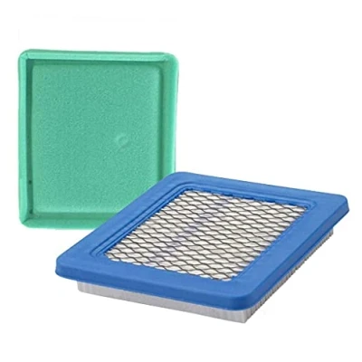 Abbildung von HURI Luftfilter ersetzt für Briggs &amp; Stratton 491588 399959 Quantum Sabo 31749 491588S Wolf 205 8411 AM116236 LG491588 et 493537S Vorfilter