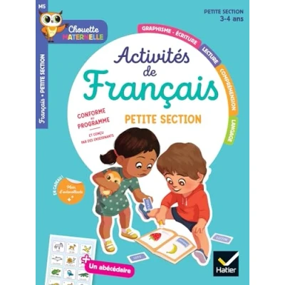 Abbildung von Chouette Maternelle Activités de français Petite Section 3 ans: entrainement Par Matière