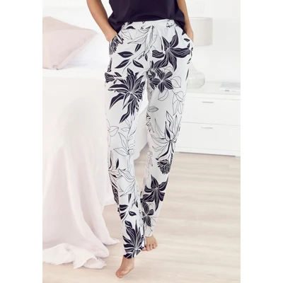 Abbildung von Lascana Pants Nachtwäsche Hose ecru, Damen, Größe: 32/34, Ecru