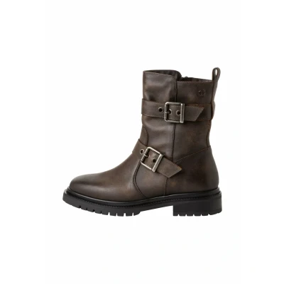 Abbildung von Tamaris Cowboy/Bikerstiefelette, Damen, Größe: 38, Cigar Schuhe