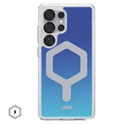 Abbildung von Samsung Galaxy S25 Ultra Hülle MagSafe Kunststoff UAG Hard Case/Backcover Handyhülle Blau Shockproof/Stoßfest