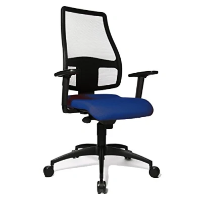 Abbildung von Topstar Bürostuhl Syncro Net inkl. höhenverstellbare Armlehne blau
