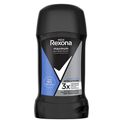 Abbildung von Rexona Men Maximum Protection Anti Transpirant Deo Stick Cobalt Dry Deodorant mit 3x Schutz gegen starkes Schwitzen und Körpergeruch 50 ml 1 Stück