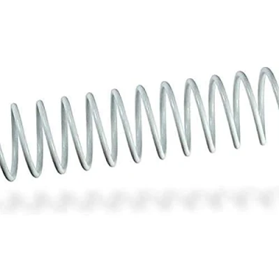 Abbildung von Fellowes 53150 100 Stück Metallic Wirbel, 10 mm, Weiß