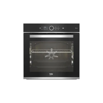 Abbildung von BEKO Einbaubackofen &quot;BBIM13500XPSW&quot;, BBIM13500XPSW, mit 2 fach Teleskopauszug, Pyrolyse Selbstreinigung