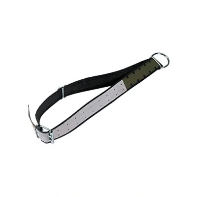 Abbildung von Kerbl Halsband m. Ovalglied und D Ring Grün/Schwarz 7cm