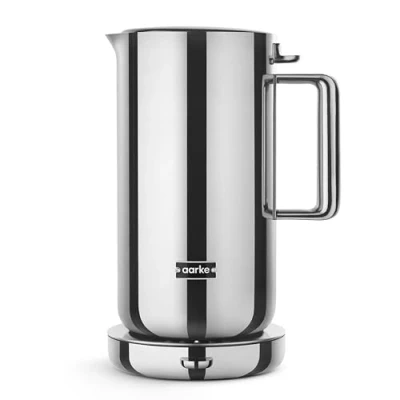 Abbildung von Aarke Wasserkocher Kettle, doppelwandig mit Temperaturwahl, 1.2 l, 2200 W, Edelstahl