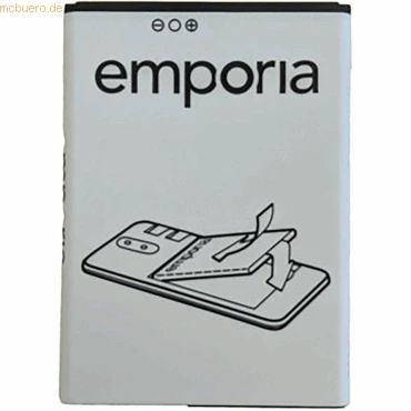 Abbildung von Emporia Akku für SMART.3mini Li Ion 3,7 Volt 2500 mAh schwarz