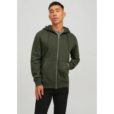 Abbildung von Jack &amp; Jones Jestar Basic ZIP Sweatjacke, Herren, Größe: XS, Rosin