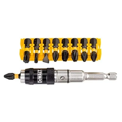 Abbildung von DEWALT Juego de puntas atornillado Impact Torsion con punta guía pivotante (10 piezas) Silver,