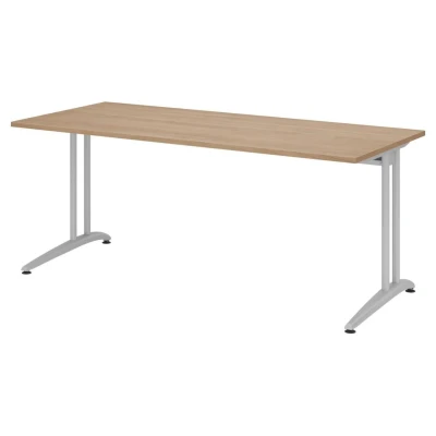 Abbildung von HAMMERBACHER Schreibtisch VBS19/N/S nussbaum