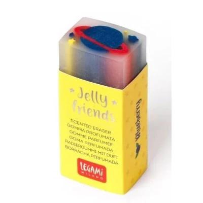 Abbildung von Legami Radiergummi mit Duft und Motiv Jelly Friends Weltraum