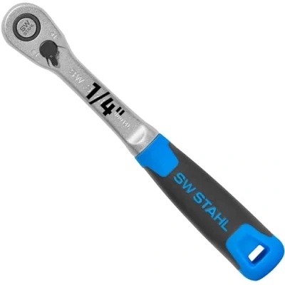 Abbildung von SW Stahl 06014L Umschaltknarre 72 6,3 (1/4&quot;)mm (Zoll) 147mm Chrom Vanadium