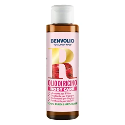 Abbildung von Rizinusöl 100% Rein, Natürlich und Kaltgepresst 100ml Benvolio 1938 Gut für Augenbrauen, Körper, Haare, Bart, Wimpern Nägel Vegan Castor Oil