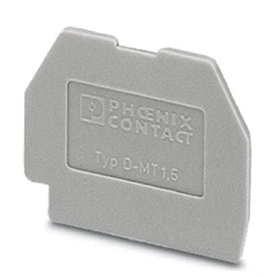 Abbildung von PHOENIX CONTACT D MT 1.5 Abschlussdeckel, 1mm Breite, Grau, 1 Stück