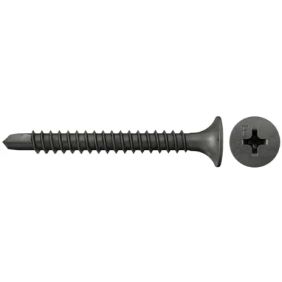 Abbildung von fischer Schnellbauschraube 3,5 x 45, Spezialschraube mit Bohrspitze, Trompetenkopf, Feingewinde und Antrieb Kreuzschlitz PH, für die Montage von Gipskartonplatten auf Metallprofilen, 1000 Stk