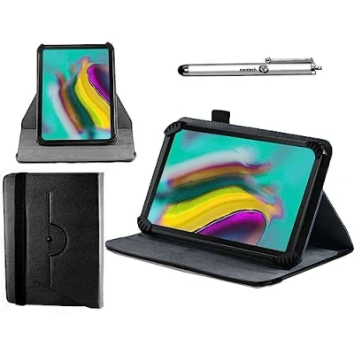 Abbildung von Navitech Schwarz Hülle und Stylus Kompatibel mit dem Biegedy 10 Zoll Android Tablet