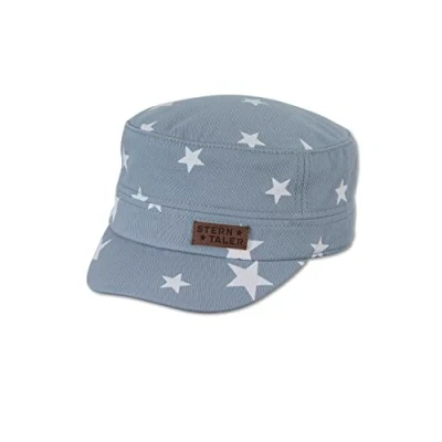 Abbildung von Sterntaler Baby Unisex Cap Worker Sterne Baseball Cap, Kinder Basecap, Kindermütze aus Baumwolle himmelblau, 53