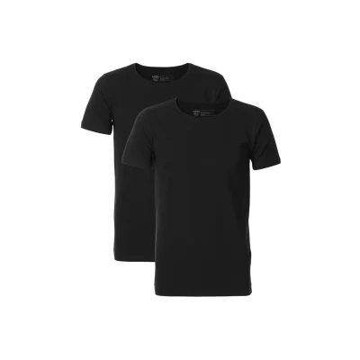 Abbildung von Petrol Industries 2 PACK Tshirt basic, Herren, Größe: Medium, Black