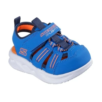 Abbildung von Skechers Sola Glow Flache Sandale, Blue, 24 EU