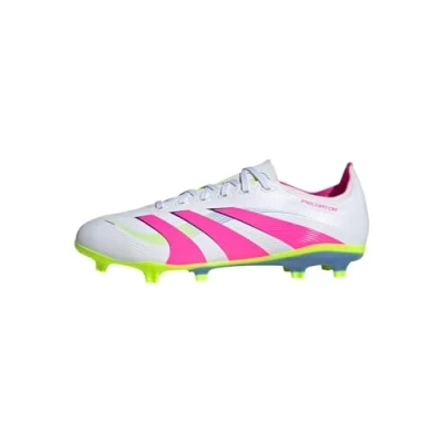 Abbildung von adidas Performance Predator League FIRM/MULTIGROUND Fußballschuhe Naturrasen, Herren, Größe: 46 2/3, Ftwr white/lucid pink/lucid lemon Schuhe