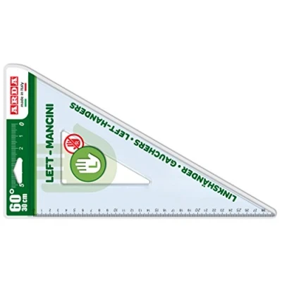 Abbildung von Arda 28830 Man Dreieck 60 , für Linkshänder, 30 cm, Left