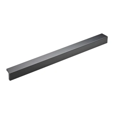 Abbildung von SO TECH® Möbelgriff Griffleiste BLACKLINE XVII schwarz matt (1 St), Bohrlochabstand (BA) 320 mm Profilgriff inkl. Schrauben