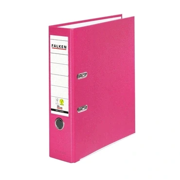 Abbildung von Falken Ordner PP Color A4 80mm vegan pink
