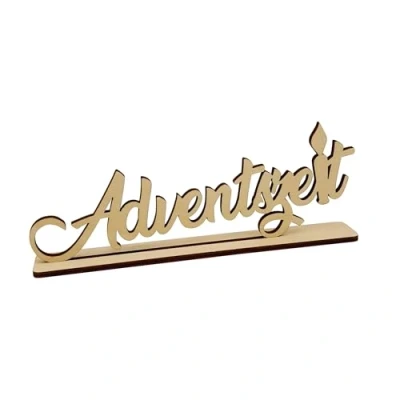 Abbildung von Melis deko Schriftzug Adventszeit Weihnachten Weihnachts aus Holz 20cm
