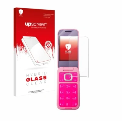 Abbildung von upscreen Schutzglas für HMD Barbie Phone Schutzfolie, Glas Folie [Klar, 9H Panzerschutz, Anti Fingerprint]