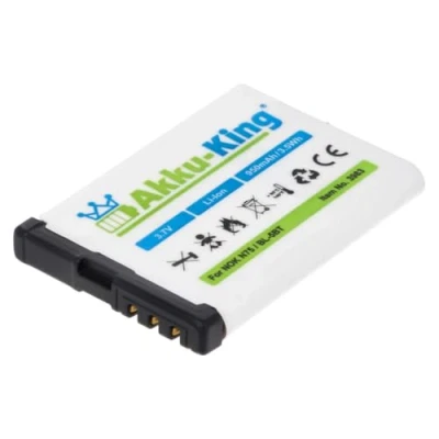 Abbildung von Akku King kompatibel mit Nokia BL 5BT Li Ion 950mAh für 2600 Classic, N75, 7510 Supernova
