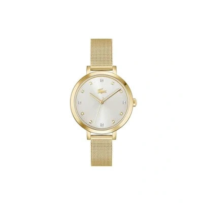 Abbildung von Lacoste RIGA Uhr silvercoloured/white/goldcoloured, Damen, Größe: One Size, Silver coloured/white/gold coloured