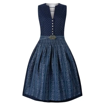 Abbildung von Stockerpoint Ellie Dirndl, Damen, Größe: 42, Dunkelblau