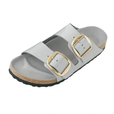 Abbildung von Birkenstock Arizona BB LENA HS HEX Narrow Riemensandalette, Damen, Größe: 37, Stone coin Schuhe