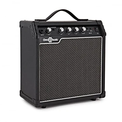 Abbildung von Gear4music 15 W Übungsverstärker für E Gitarren mit 3 Band EQ