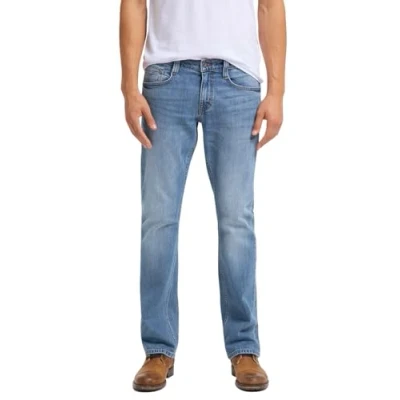 Abbildung von Mustang Oregon Jeans Bootcut, Herren, Größe: 38x32, Light blue denim