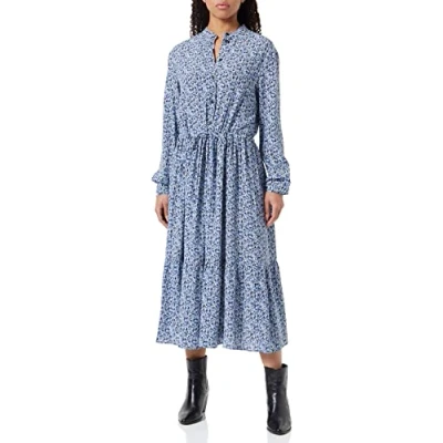 Abbildung von Marc O&#039;Polo Denim Dresses Blusenkleid, Damen, Größe: Large, Multi/navy teal