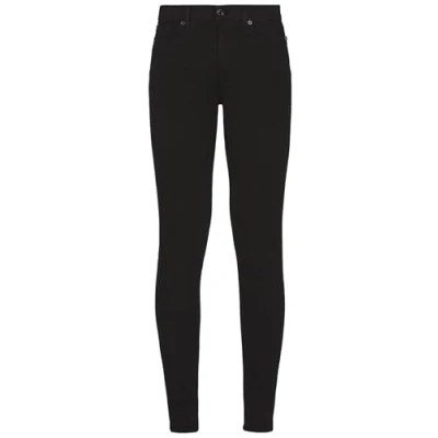 Abbildung von 7 For All Mankind Damen Hw Skinny Slim Illusion Luxe Rinsed Black Jeans, Schwarz, 31W EU