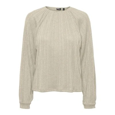 Abbildung von Pieces MIT Langen ÄRMELN Dalilah Bluse, Damen, Größe: Small, Fog