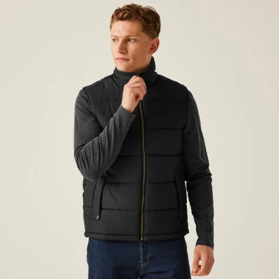 Abbildung von Regatta Herren Professionelle Altoona Wasserabweisende, isolierende Steppweste Bodywarmer, Schwarz (Schwarz/Schwarz), 3XL