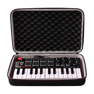 Abbildung von LTGEM Tragetasche für Akai Professional MPK Mini MKII &amp; MK3 Play 25 USB Tasten und Keyboard Controller