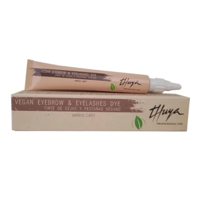 Abbildung von Thuya Vegan Eyebrow &amp; Eyelashes Dye Warm Grey (15 ml) Regenerierende Wimpern und Augenbrauenfarbe (1 Stück)