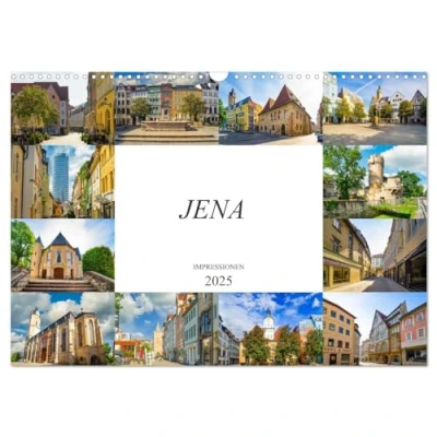 Abbildung von Jena Impressionen (Wandkalender 2025 DIN A3 quer), CALVENDO Monatskalender