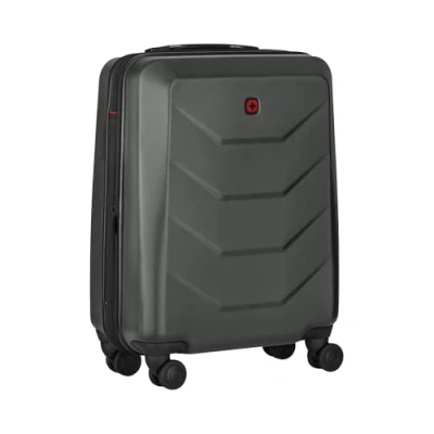 Abbildung von WENGER Prymo Carry On Hartschalenkoffer, Handgepäck, Trolley, 36 (43) l, Sicherheitsschloss, Damen Herren, Reisen Urlaub, Anthrazit, 653635