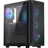 Abbildung von ENDORFY Signum 300 ARGB, ATX PC Gehäuse, Mesh Frontplatte, gehärtetes Glas Seitenteil, 4x120mm ARGB PWM Gehäuselüfter enthalten, bis zu 325mm GPU, Abnehmbare Staubfilter, EY2A006