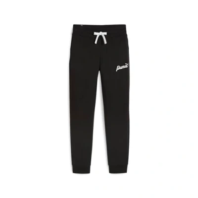 Abbildung von Puma ESS Blossom Script Jogginghose, Damen, Größe: Medium, Black