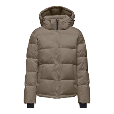 Abbildung von ONLY Damen Onlann Premium Puffer JKT Regular OTW Steppjacke, Braun, S